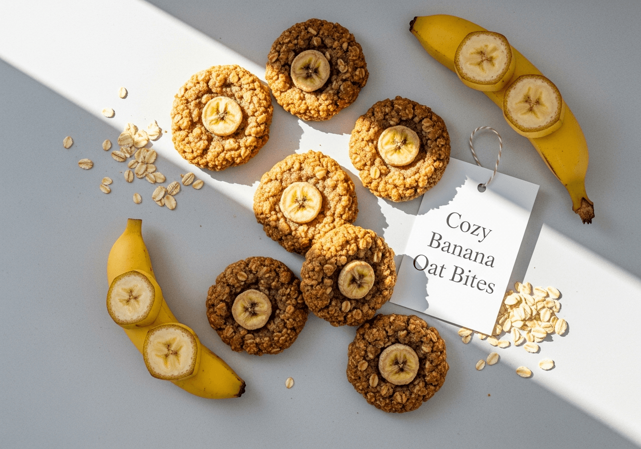 Cozy Banana Oat Bites