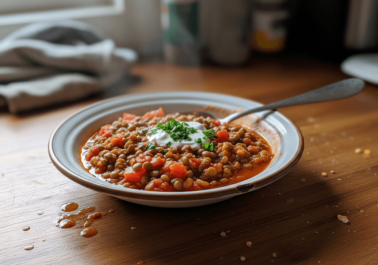 Creamy Tomato-Lentil Stew