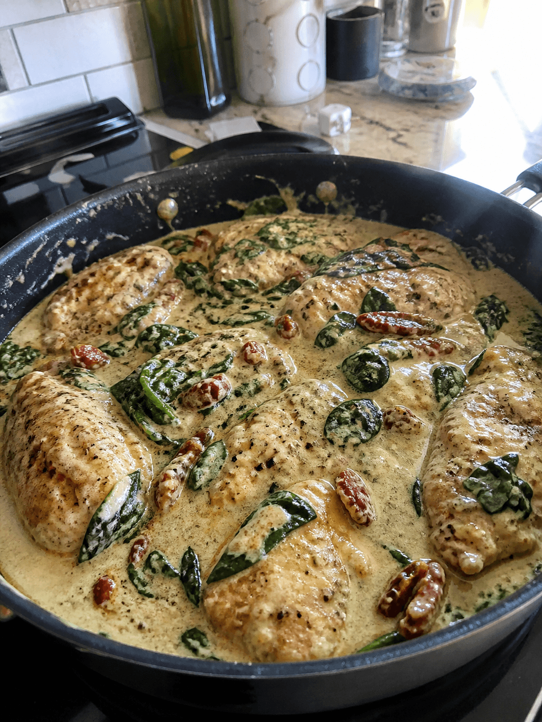 Creamy Tuscan Chicken Skillet