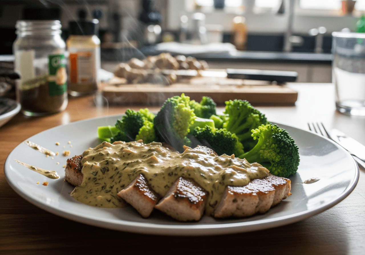 Herbed Pork & Broccoli Delight