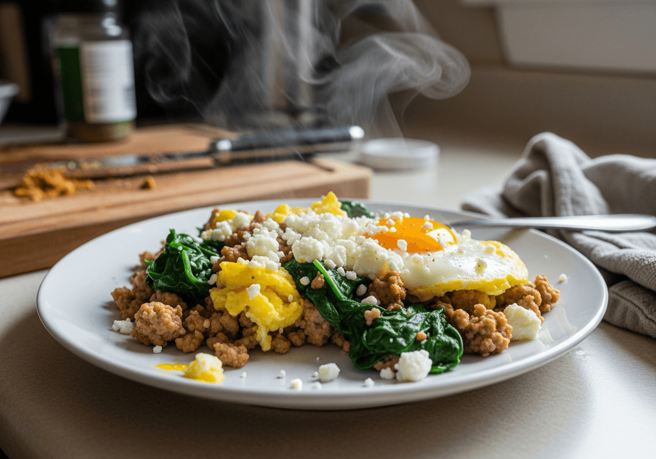 Savory Turkey & Egg Skillet