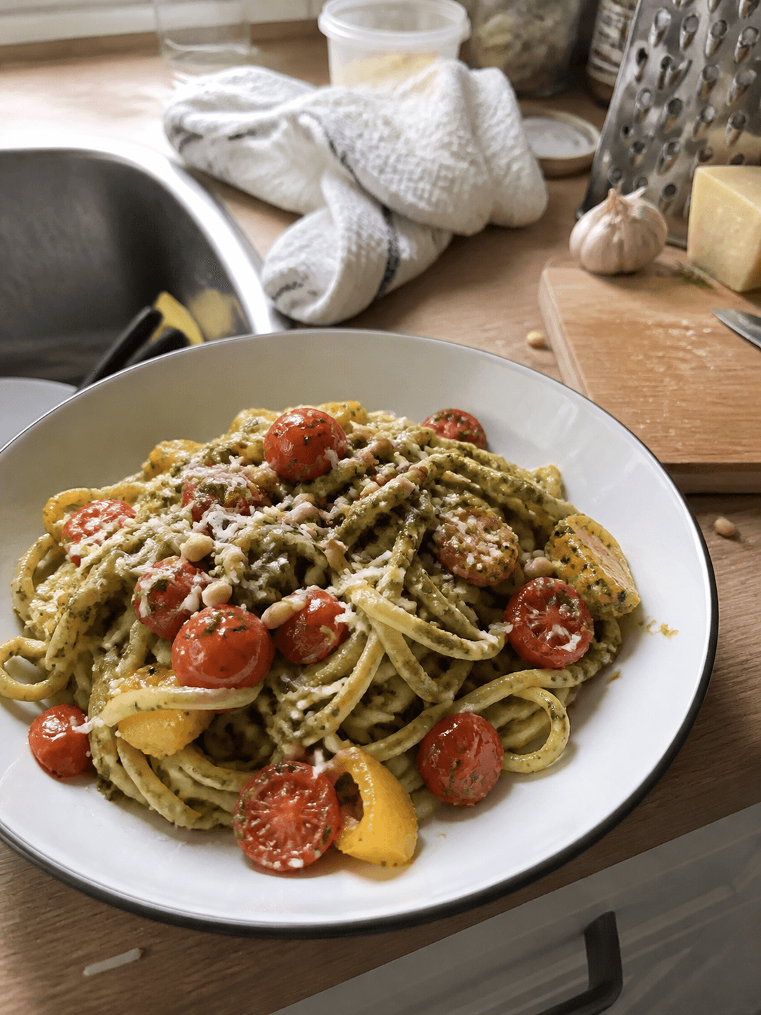 Sunny Pesto Pasta Perfection