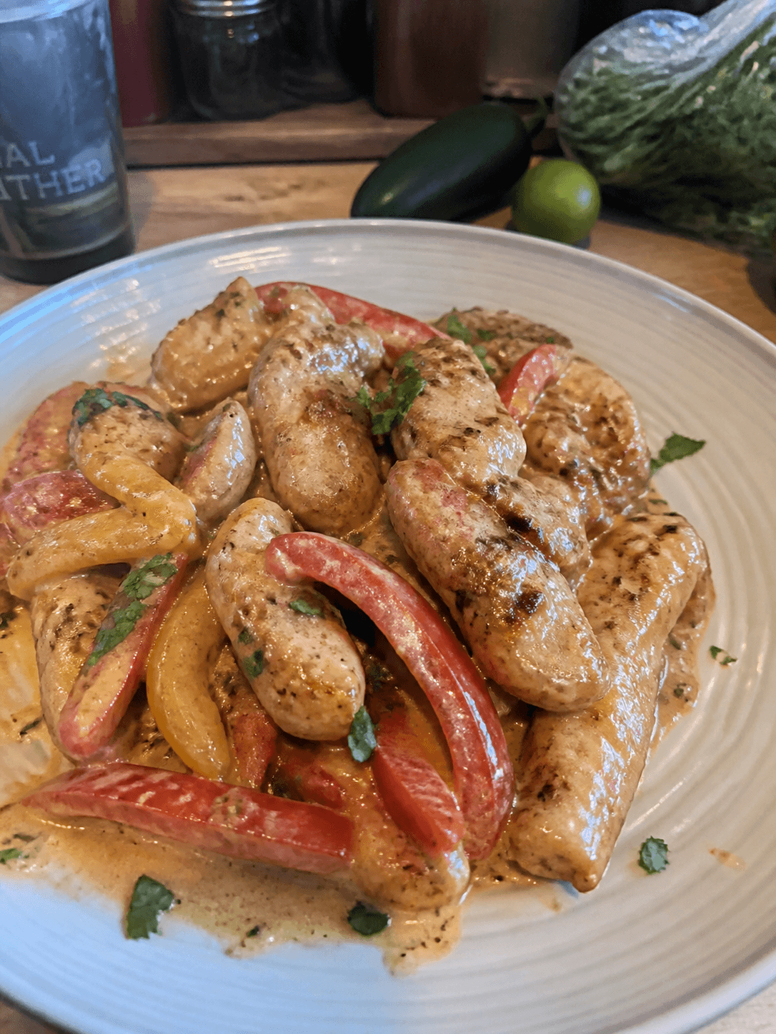 Creamy Chicken and Pepper Skillet