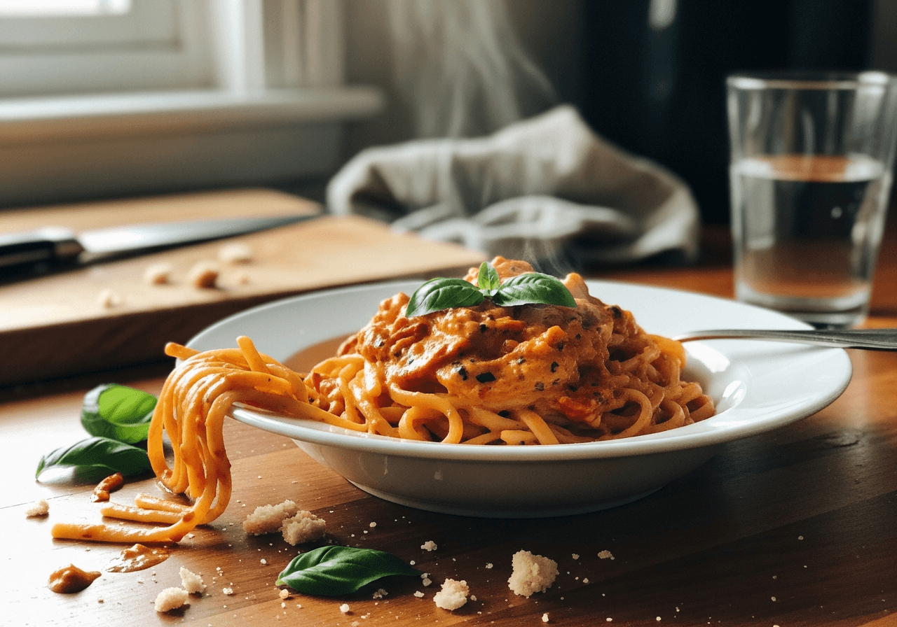 Creamy Roasted Red Pepper Pasta