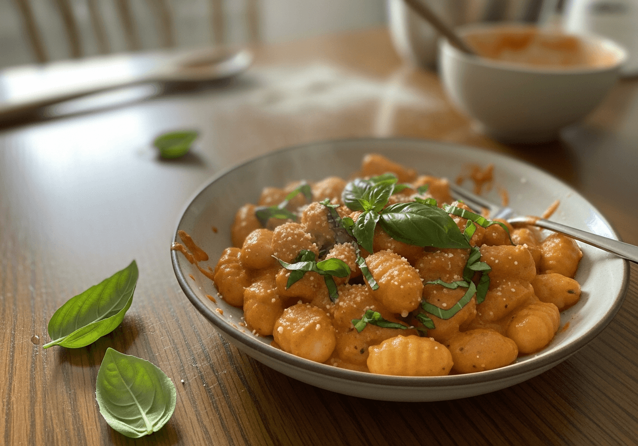 Creamy Tomato Basil Gnocchi