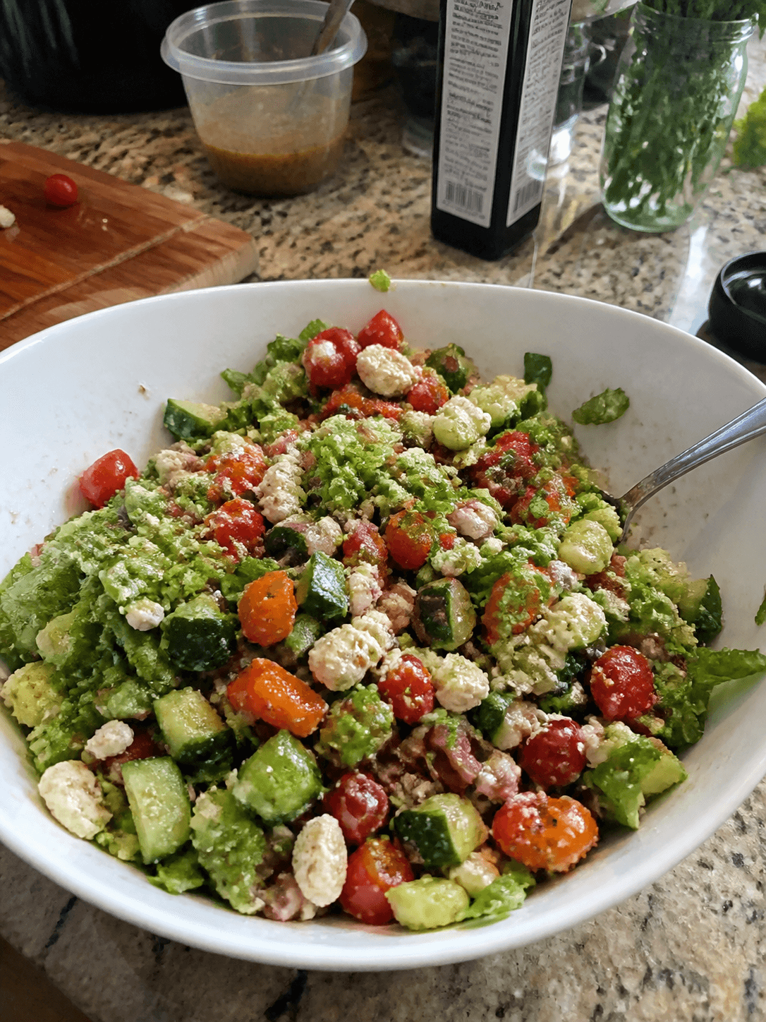 Fresh Mediterranean Chopped Salad