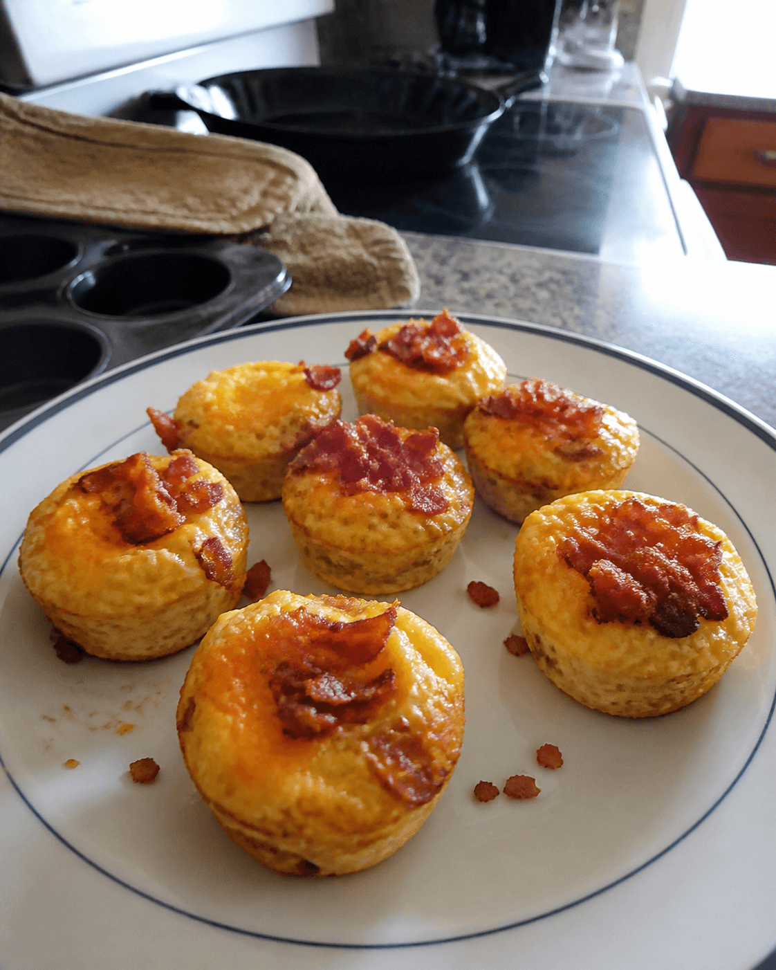 Savory Bacon & Cheese Egg Bites