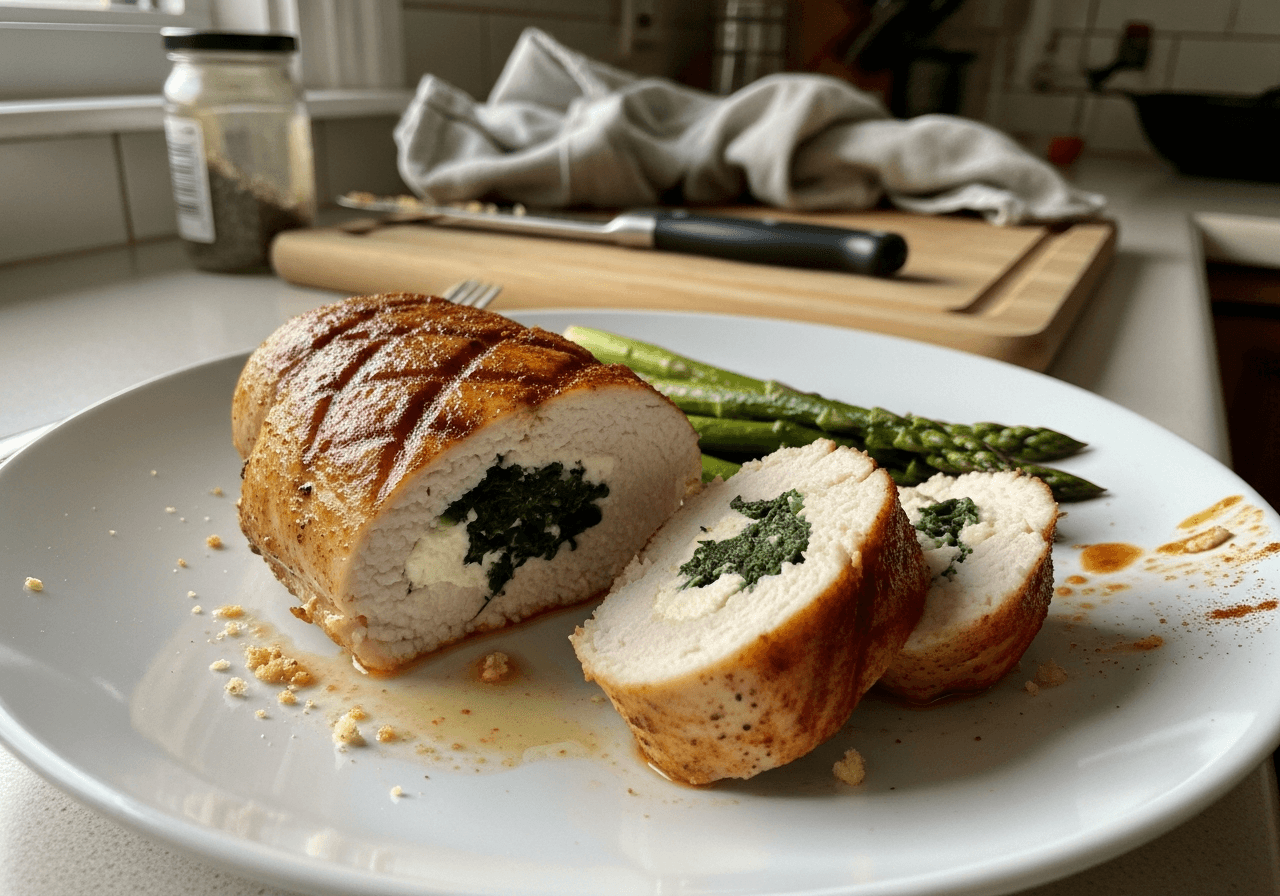 Savory Stuffed Chicken with Paprika and Spinach