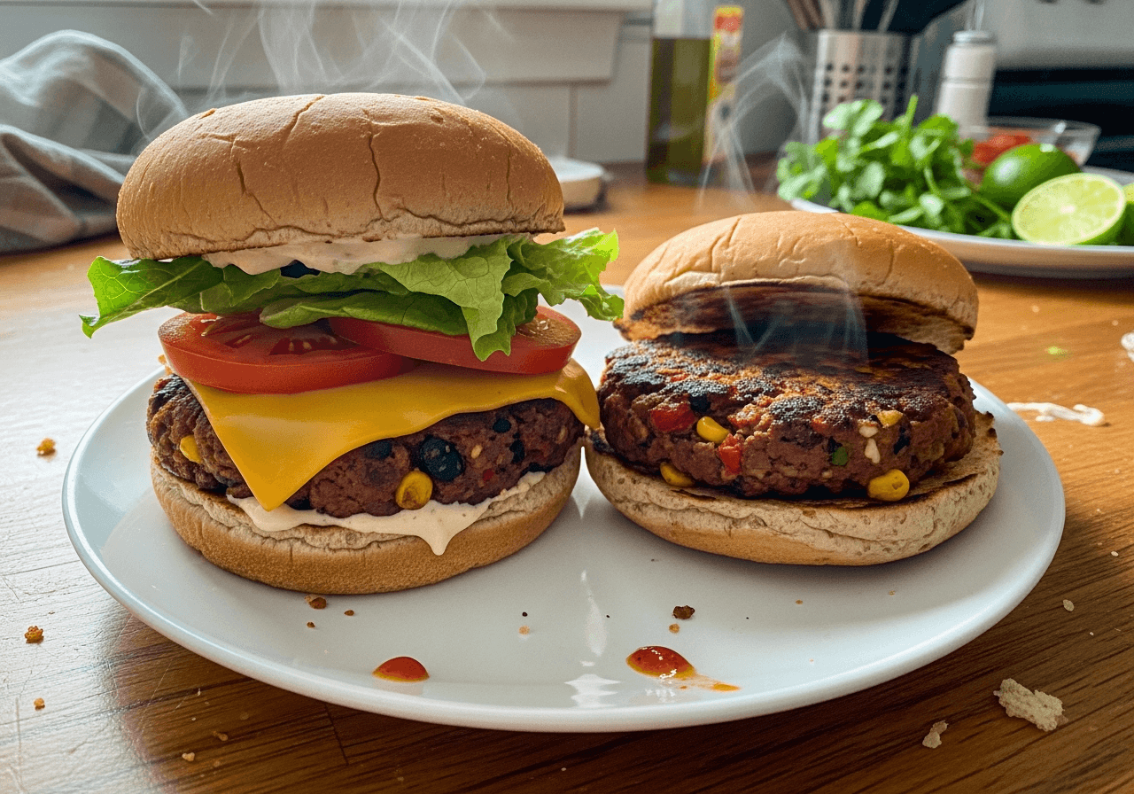 Smoky Black Bean Burgers